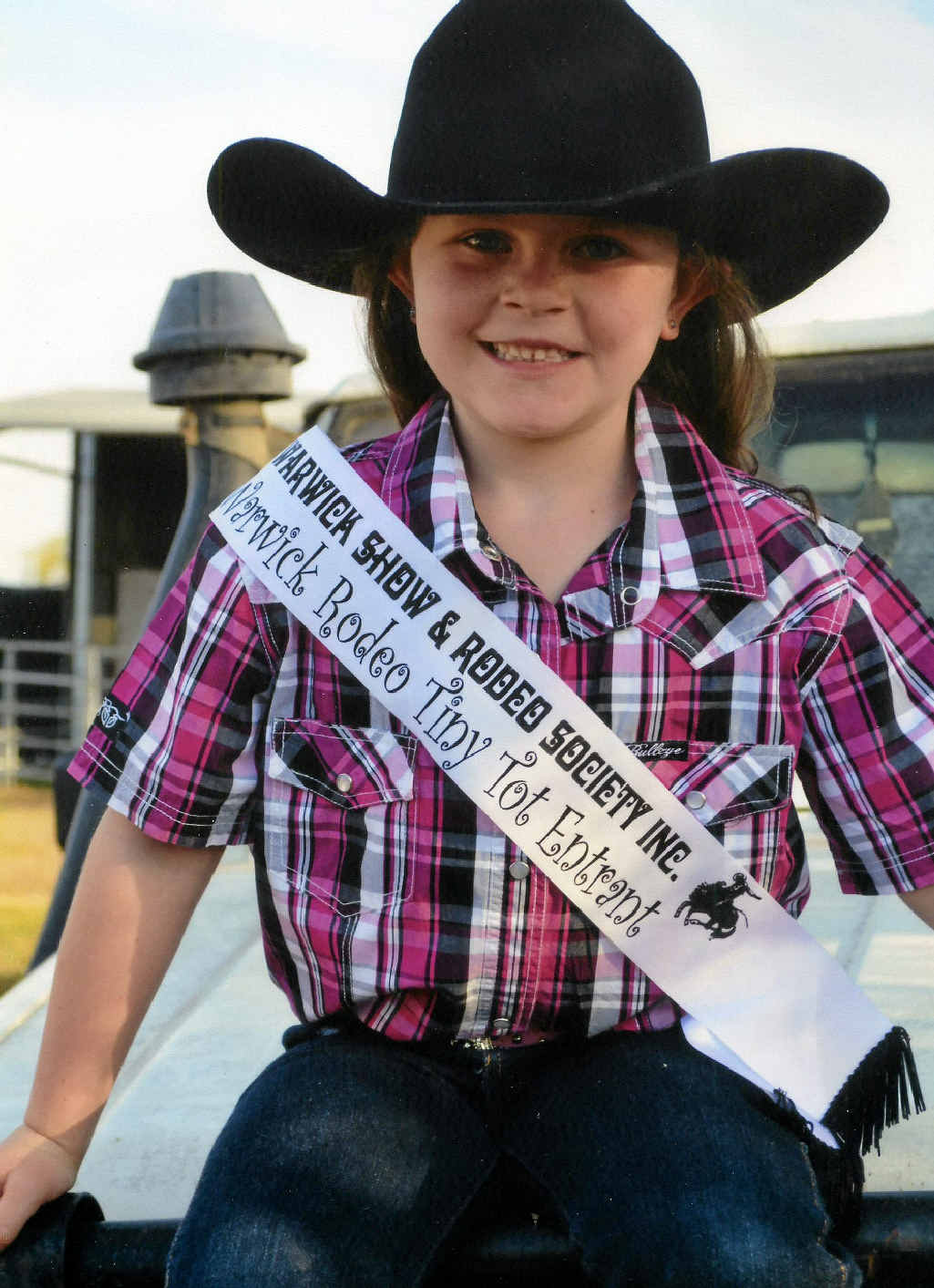 Tiny Tot entrant Maddison Flint is looking forward to riding around the arena this rodeo. Tiny Tot entrant Maddison Flint is looking forward to riding around the arena this rodeo.